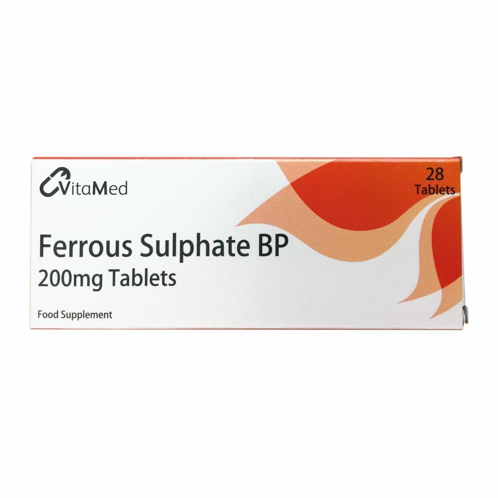 Ferrous Sulfate 200mg Tablets - 28 Tablets