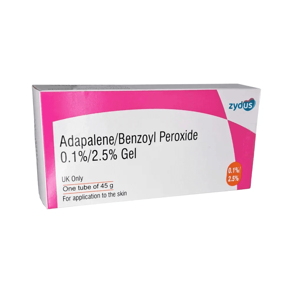 Adapalene 0.1%/Benzoyl Peroxide 2.5% Gel — photo 1