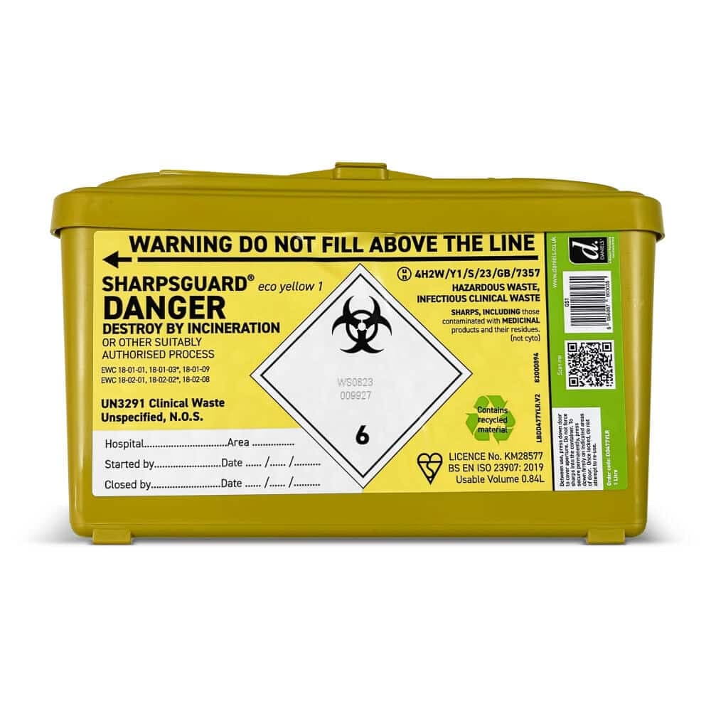 Sharps Bin - 1 Litre — photo 1