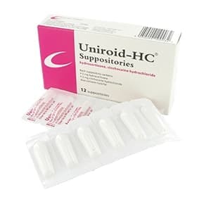 Uniroid HC Suppositories - 12 Suppositories — photo 1