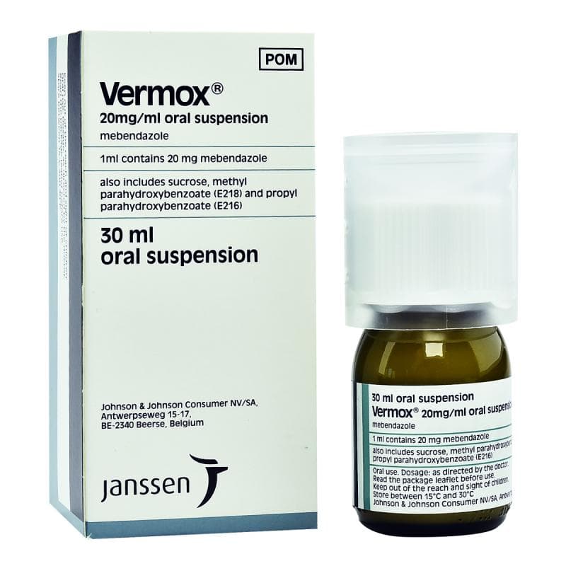 Vermox Suspension - 30ml — photo 1