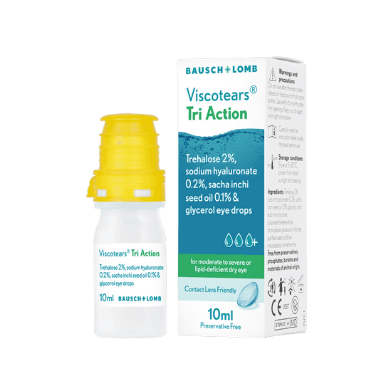 Viscotears Tri Action Eye Drops - 10ml — photo 1