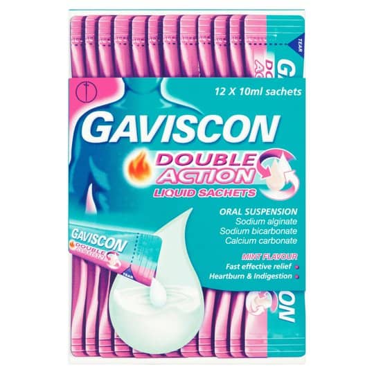 Gaviscon Double Action Liquid Sachets - 12 Sachets - photo 1 of 1