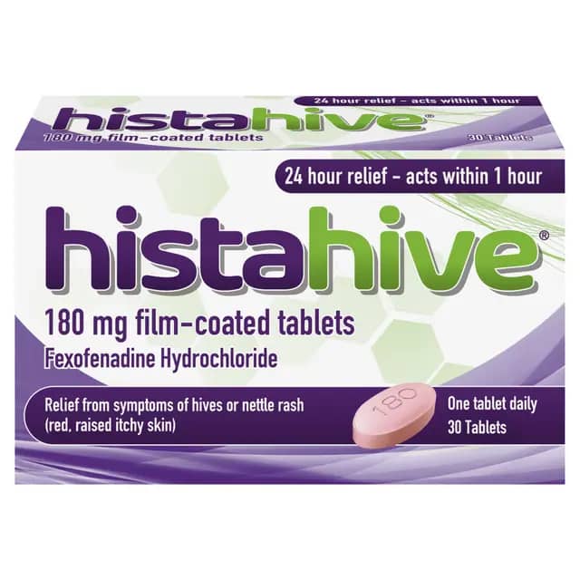 Histahive Fexofenadine Hydrochloride 180mg - 30 Tablets - photo 1 of 1