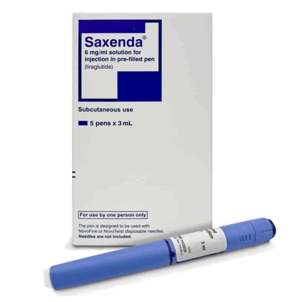 Saxenda (Liraglutide) 6mg/ml (Pack of 5)